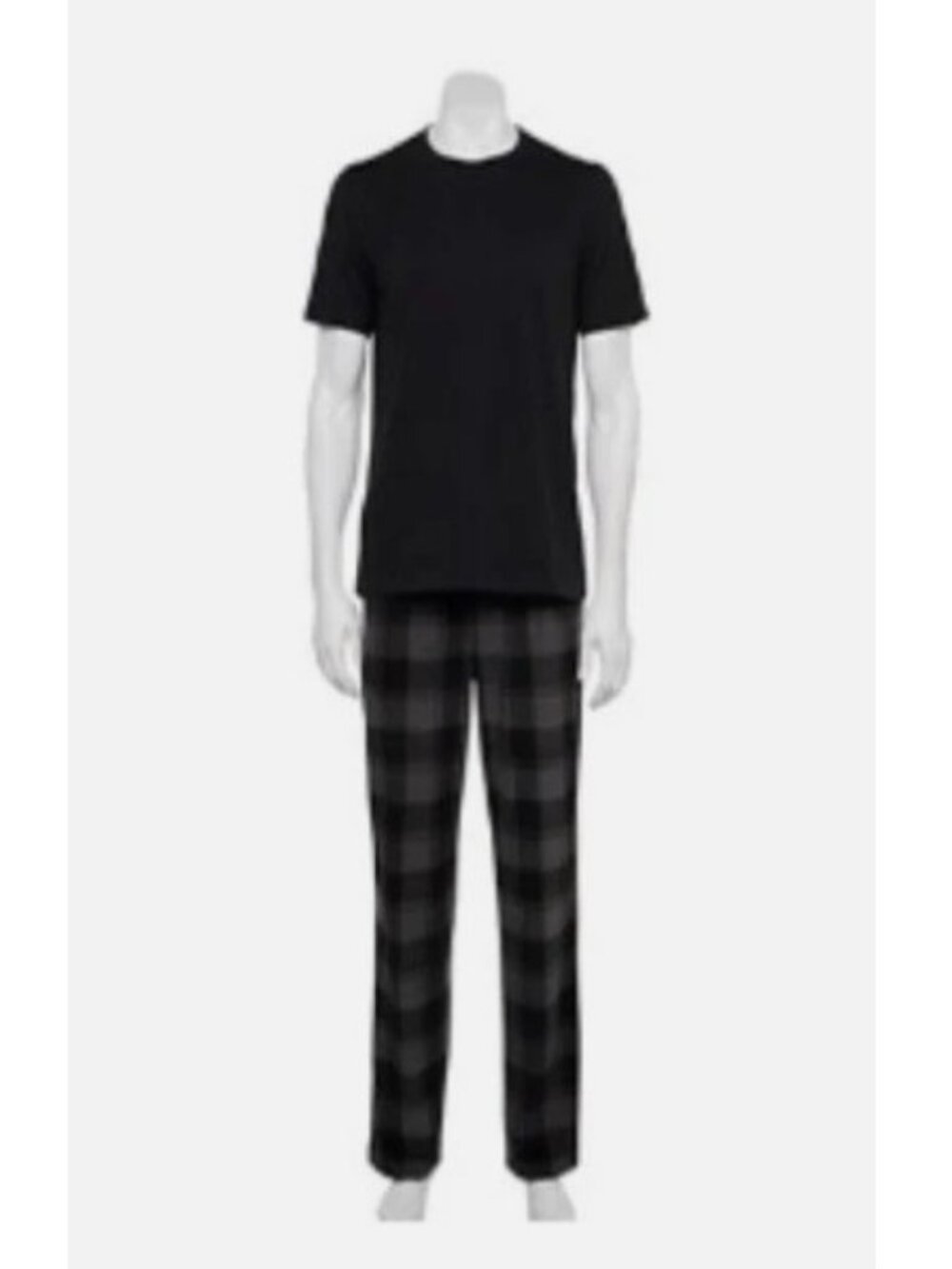 NWT Men's Celebrate Together Knit Tee & Velour Pants Sleep Set Size S